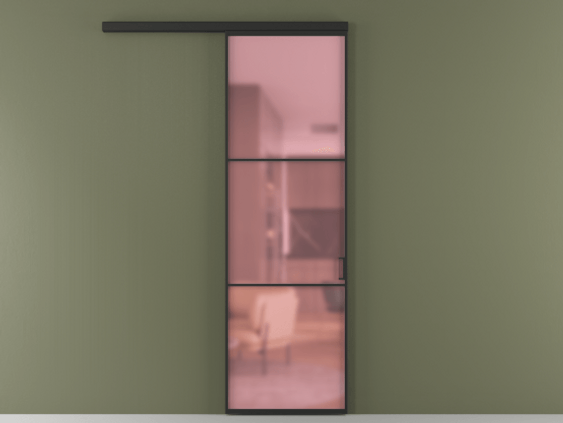 Перегородка Formato вдоль стены 1 створка АЛПР 040.03 Алюминий Черный Сатинированное розовое стекло, триплекс. Скрытый короб ЧЕР Цена 5300 AZE 1. Полотно (800/2100 мм)
2. Комплект установки раздвижной системы
3. Базовый комплект фурнитуры
4.Ручка RONDO
. Фабрика дверей Волховец 8 (800) 551 43 19 Перегородка Formato вдоль стены 1 створка АЛПР 040.03 Алюминий Черный Сатинированное розовое стекло, триплекс Цена 5300 AZE | Volhovec