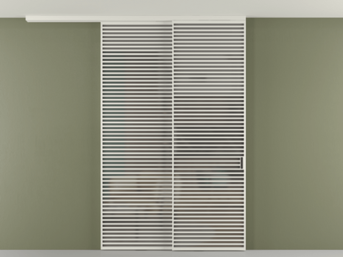 Перегородка Formato вдоль стены на потолок телескопик синхро 2 #VENDORCODE# #FURNISH# #GLASS# Цена #PRICE# #CURRENCY# | Volhovec
