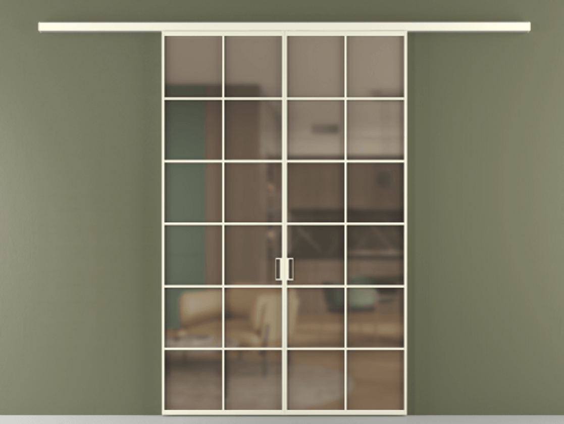 Перегородка Formato вдоль стены 2 створки АЛПР 040.05 Алюминий молочно-белый Сатинированное бронзовое стекло, триплекс. Цена 12960 AZE 1. Полотно 2 шт. (800/2100 мм)
2. Комплект установки раздвижной системы
3. Базовый комплект фурнитуры
4.Ручка RONDO
. Фабрика дверей Волховец 8 (800) 551 43 19 Перегородка Formato вдоль стены 2 створки АЛПР 040.05 Алюминий молочно-белый Сатинированное бронзовое стекло, триплекс Цена 12960 AZE | Volhovec