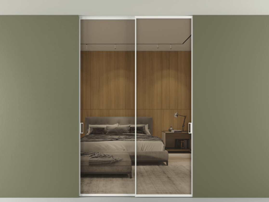 Перегородка Формато внутри проёма скрытое крепление в потолок 2 створки АЛПР 040.01 Алюминий светло-серый Рефлективное бронзовое стекло "Стопсол", калёное. Цена 15310 AZE 1. Полотно 2 шт. (800/2100 мм)
2. Комплект установки раздвижной системы
3. Базовый комплект фурнитуры
4. Ручка Рондо. Фабрика дверей Волховец 8 (800) 551 43 19 Перегородка Формато внутри проёма скрытое крепление в потолок 2 створки АЛПР 040.01 Алюминий светло-серый Рефлективное бронзовое стекло "Стопсол", калёное Цена 15310 AZE | Volhovec