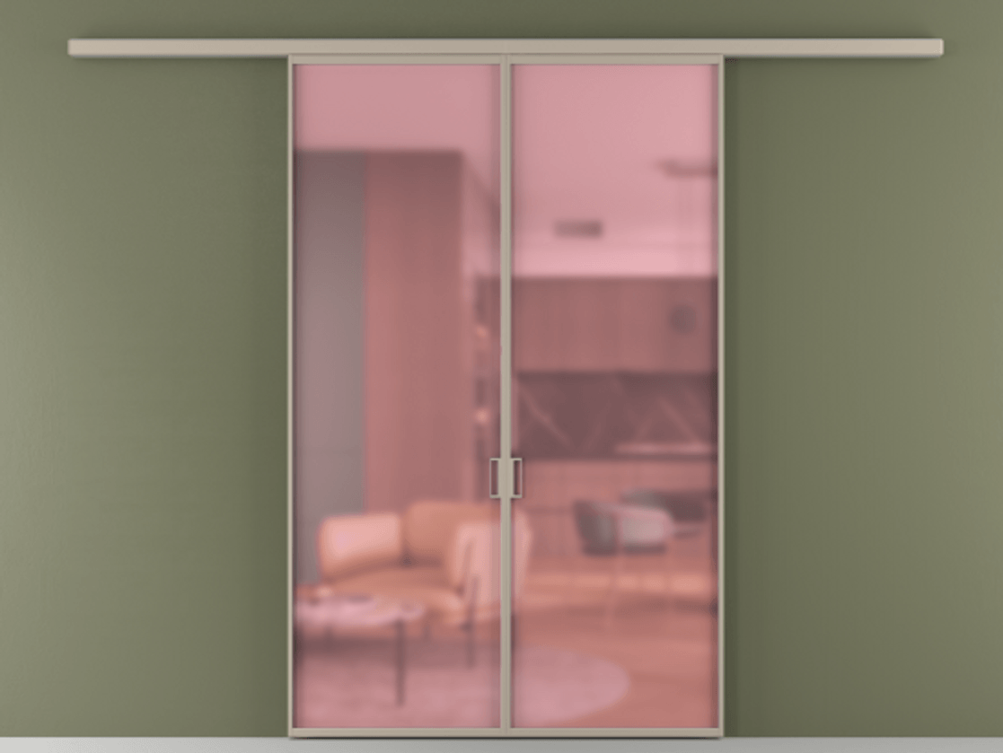 Перегородка Formato вдоль стены 2 створки АЛПР 040.01 Алюминий бисквитный Сатинированное розовое стекло, триплекс. Цена 282930.2 сом 1. Полотно 2 шт. (800/2100 мм)
2. Комплект установки раздвижной системы
3. Базовый комплект фурнитуры
4.Ручка RONDO
. Фабрика дверей Волховец 8 (800) 551 43 19 Перегородка Formato вдоль стены 2 створки АЛПР 040.01 Алюминий бисквитный Сатинированное розовое стекло, триплекс Цена 282930.2 сом | Volhovec