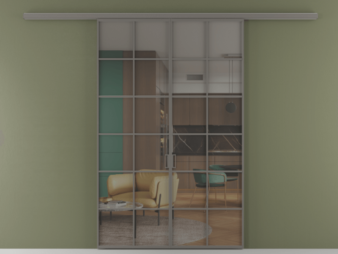 Перегородка Formato вдоль стены 2 створки АЛПР 040.05 Алюминий классический серый Прозрачное серое стекло, триплекс. Цена 12960 AZE 1. Полотно 2 шт. (800/2100 мм)
2. Комплект установки раздвижной системы
3. Базовый комплект фурнитуры
4.Ручка RONDO
. Фабрика дверей Волховец 8 (800) 551 43 19 Перегородка Formato вдоль стены 2 створки АЛПР 040.05 Алюминий классический серый Прозрачное серое стекло, триплекс Цена 12960 AZE | Volhovec