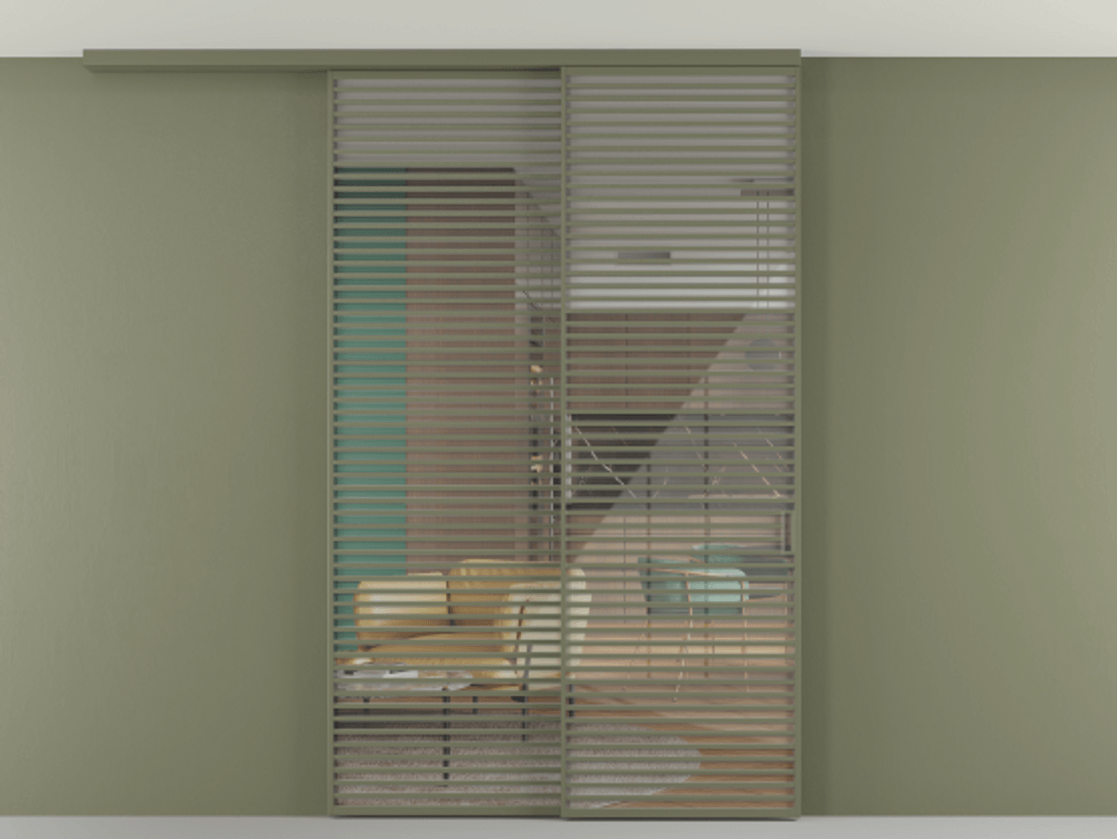 Перегородка Формато вдоль стены на потолок 2 створки с синхронным механизмом АЛПР 040.07 Алюминий оливковый тёмный Рефлективное прозрачное стекло "Стопсол", калёное. Цена 24150 AZE 1. Полотно 2 шт. (800/2100 мм)
2. Комплект установки раздвижной системы
3. Базовый комплект фурнитуры
4.Ручка Рондо. Фабрика дверей Волховец 8 (800) 551 43 19 Перегородка Формато вдоль стены на потолок 2 створки с синхронным механизмом АЛПР 040.07 Алюминий оливковый тёмный Рефлективное прозрачное стекло "Стопсол", калёное Цена 24150 AZE | Volhovec