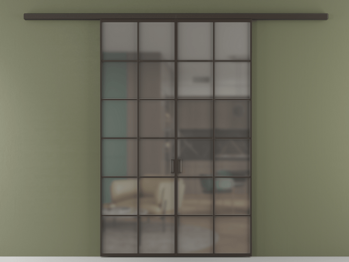 Перегородка Formato вдоль стены 2 створки АЛПР 040.05 Алюминий антрацит Сатинированное серое стекло, триплекс. Цена 12960 AZE 1. Полотно 2 шт. (800/2100 мм)
2. Комплект установки раздвижной системы
3. Базовый комплект фурнитуры
4.Ручка RONDO
. Фабрика дверей Волховец 8 (800) 551 43 19 Перегородка Formato вдоль стены 2 створки АЛПР 040.05 Алюминий антрацит Сатинированное серое стекло, триплекс Цена 12960 AZE | Volhovec