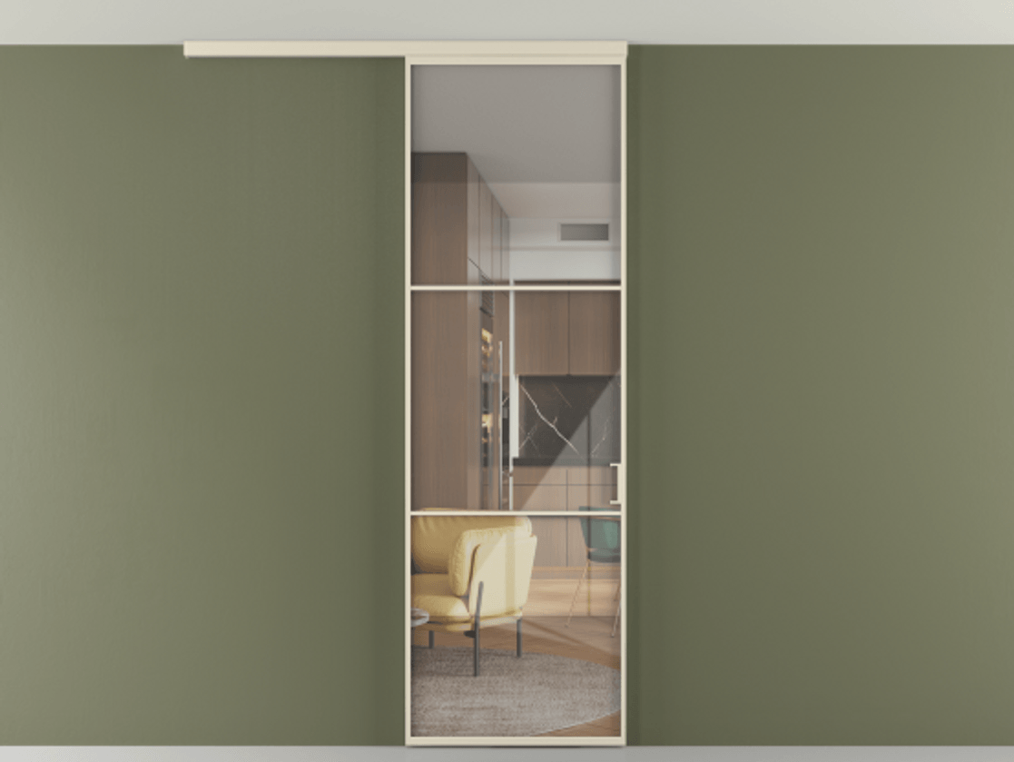 Перегородка Формато вдоль стены на потолок 1 створка АЛПР 040.03 Алюминий бежево-серый Рефлективное прозрачное стекло "Стопсол", калёное. Цена 6540 AZE 1. Полотно 2 шт. (800/2100 мм)
2. Комплект установки раздвижной системы
3. Базовый комплект фурнитуры
4.Ручка Рондо. Фабрика дверей Волховец 8 (800) 551 43 19 Перегородка Формато вдоль стены на потолок 1 створка АЛПР 040.03 Алюминий бежево-серый Рефлективное прозрачное стекло "Стопсол", калёное Цена 6540 AZE | Volhovec