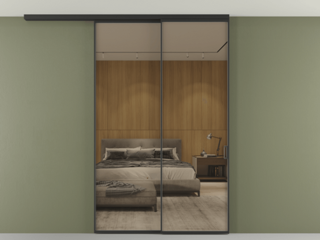 Перегородка Formato вдоль стены на потолок телескопик синхро 2 #VENDORCODE# #FURNISH# #GLASS# Цена #PRICE# #CURRENCY# | Volhovec