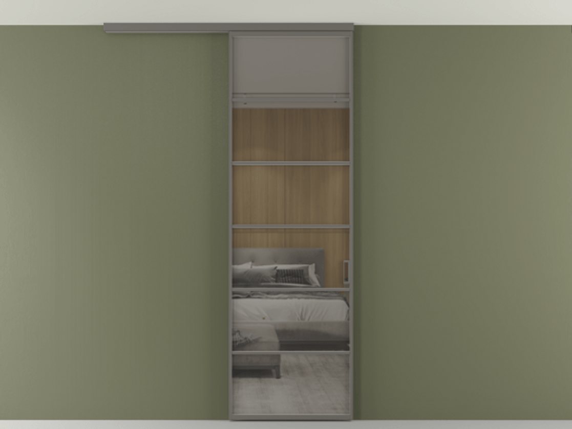 Перегородка Формато вдоль стены на потолок 1 створка АЛПР 040.04 Алюминий классический серый Рефлективное серое стекло "Стопсол", калёное. Цена 5960 AZE 1. Полотно 2 шт. (800/2100 мм)
2. Комплект установки раздвижной системы
3. Базовый комплект фурнитуры
4.Ручка Рондо. Фабрика дверей Волховец 8 (800) 551 43 19 Перегородка Формато вдоль стены на потолок 1 створка АЛПР 040.04 Алюминий классический серый Рефлективное серое стекло "Стопсол", калёное Цена 5960 AZE | Volhovec