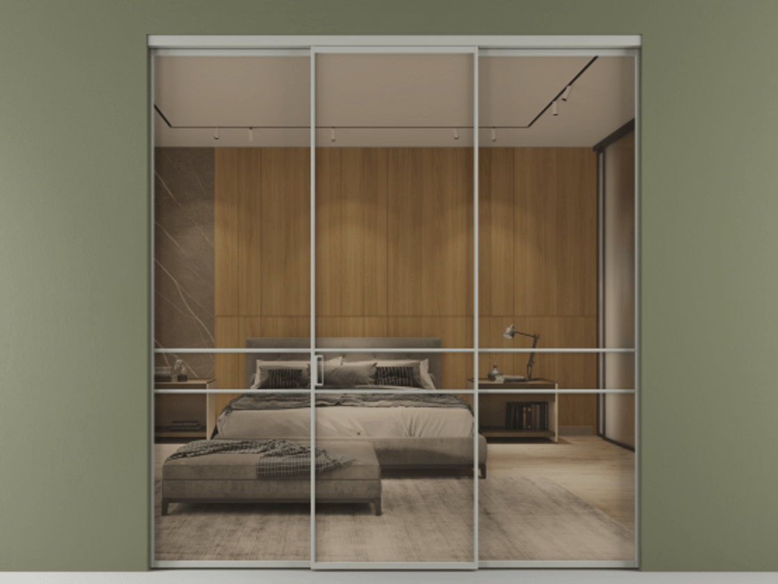 Перегородка Формато внутри проёма 3 створки АЛПР 040.02 Алюминий нейтральный серый Рефлективное бронзовое стекло "Стопсол", калёное. Цена 317600 ₽ 1. Полотно 3 шт. (800/2100 мм)
2. Комплект установки раздвижной системы
3. Базовый комплект фурнитуры
4.Ручка Рондо. Фабрика дверей Волховец 8 (800) 551 43 19 Перегородка Формато внутри проёма 3 створки АЛПР 040.02 Алюминий нейтральный серый Рефлективное бронзовое стекло "Стопсол", калёное Цена 317600 ₽ | Volhovec