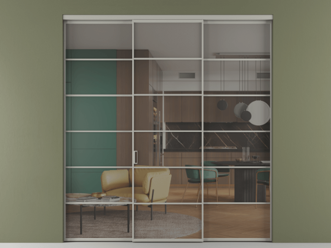 Перегородка Формато внутри проёма 3 створки АЛПР 040.04 Алюминий нейтральный серый Прозрачное серое стекло, триплекс. Цена 13280 AZE 1. Полотно 3 шт. (800/2100 мм)
2. Комплект установки раздвижной системы
3. Базовый комплект фурнитуры
4.Ручка Рондо. Фабрика дверей Волховец 8 (800) 551 43 19 Перегородка Формато внутри проёма 3 створки АЛПР 040.04 Алюминий нейтральный серый Прозрачное серое стекло, триплекс Цена 13280 AZE | Volhovec