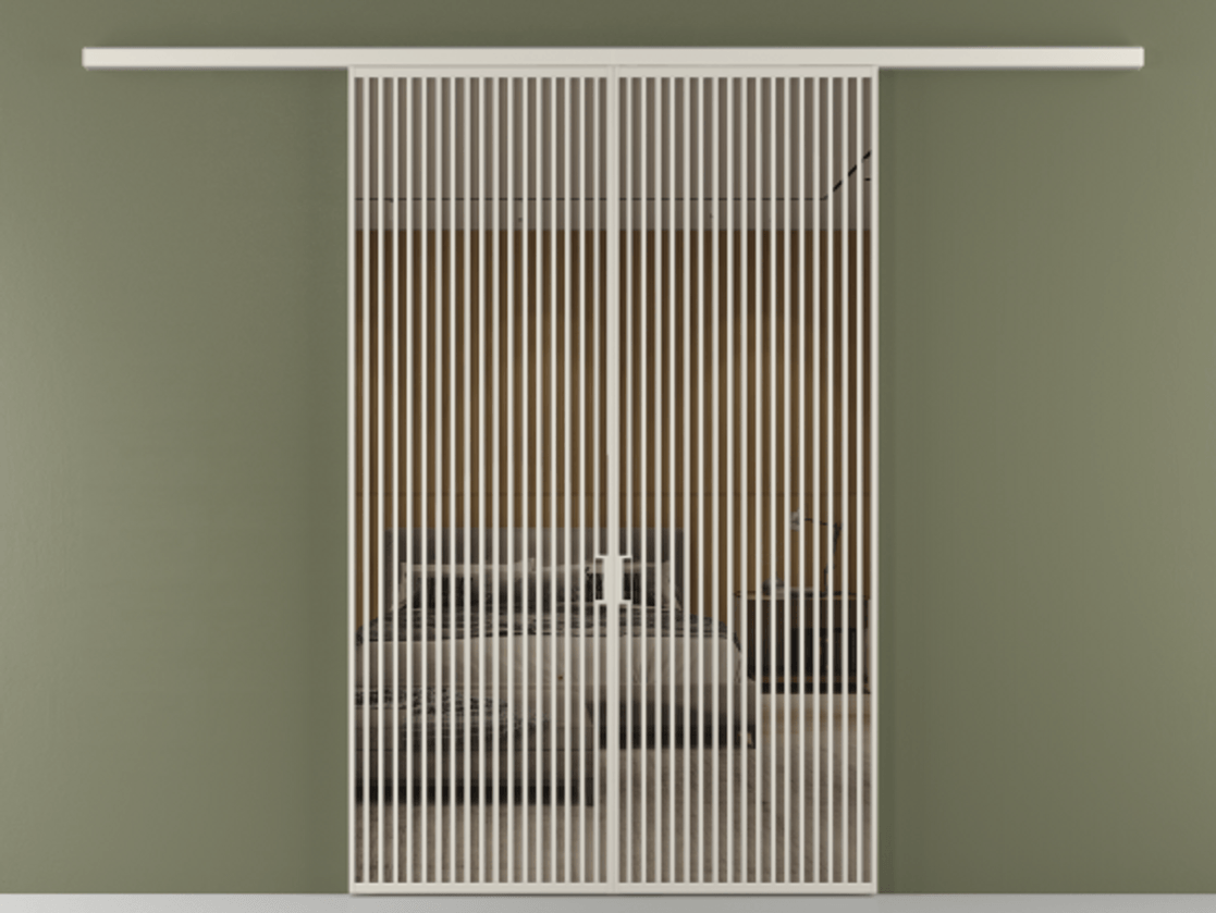 Перегородка Formato вдоль стены 2 створки АЛПР 040.06 Алюминий облачно-серый Рефлективное бронзовое стекло "Stopsol", калёное. Цена 23200 AZE 1. Полотно 2 шт. (800/2100 мм)
2. Комплект установки раздвижной системы
3. Базовый комплект фурнитуры
4.Ручка RONDO
. Фабрика дверей Волховец 8 (800) 551 43 19 Перегородка Formato вдоль стены 2 створки АЛПР 040.06 Алюминий облачно-серый Рефлективное бронзовое стекло "Stopsol", калёное Цена 23200 AZE | Volhovec