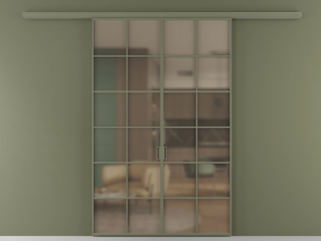 Перегородка Formato вдоль стены 2 створки АЛПР 040.05 Алюминий оливковый тёмный Сатинированное бронзовое стекло, триплекс. Цена 12960 AZE 1. Полотно 2 шт. (800/2100 мм)
2. Комплект установки раздвижной системы
3. Базовый комплект фурнитуры
4.Ручка RONDO
. Фабрика дверей Волховец 8 (800) 551 43 19 Перегородка Formato вдоль стены 2 створки АЛПР 040.05 Алюминий оливковый тёмный Сатинированное бронзовое стекло, триплекс Цена 12960 AZE | Volhovec