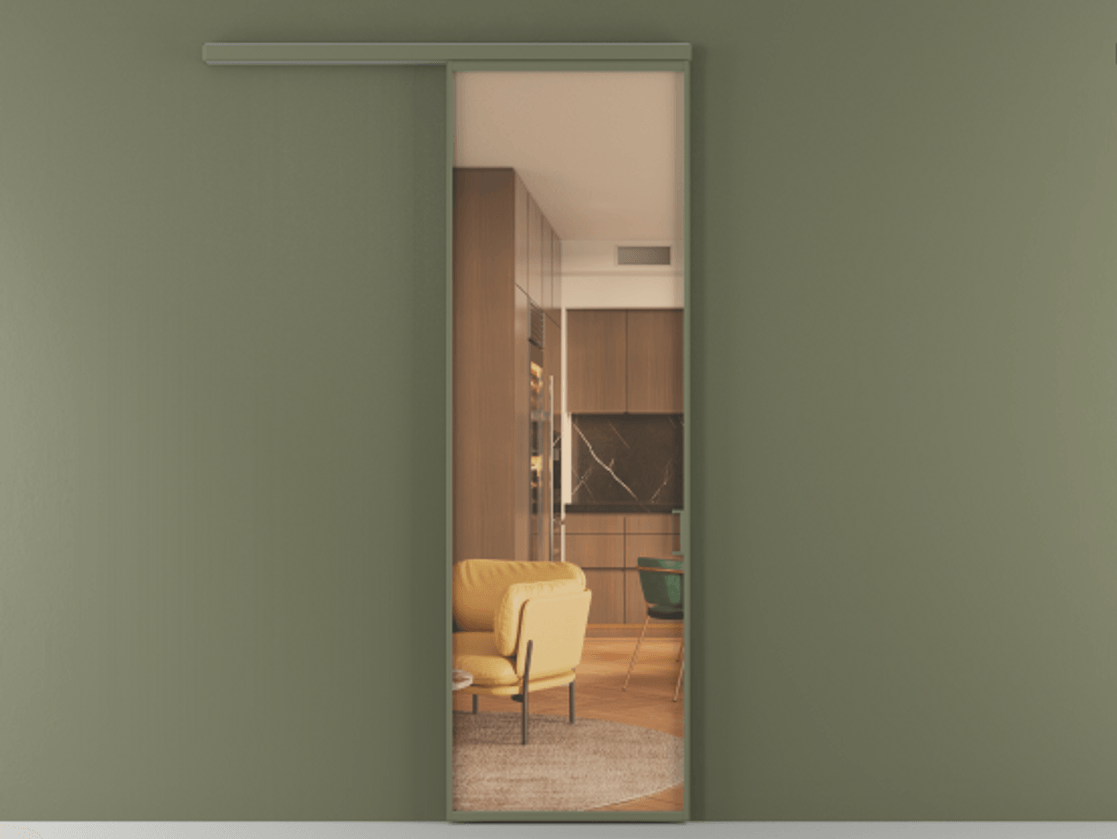 Перегородка Формато вдоль стены 1 створка АЛПР 040.01 Алюминий оливковый тёмный Прозрачное оранжевое стекло, триплекс. Цена 5300 AZE 1. Полотно (800/2100 мм)
2. Комплект установки раздвижной системы
3. Базовый комплект фурнитуры
4.Ручка Рондо. Фабрика дверей Волховец 8 (800) 551 43 19 Перегородка Формато вдоль стены 1 створка АЛПР 040.01 Алюминий оливковый тёмный Прозрачное оранжевое стекло, триплекс Цена 5300 AZE | Volhovec