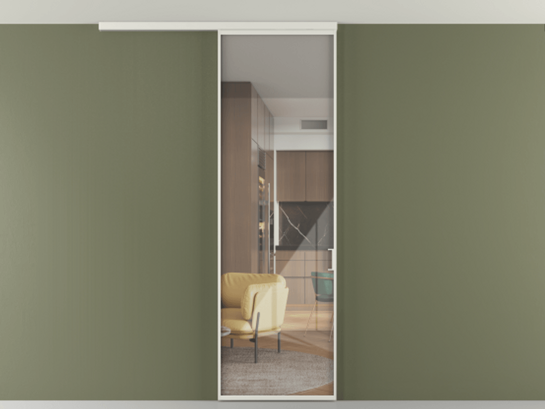 Перегородка Формато вдоль стены на потолок 1 створка АЛПР 040.01 Алюминий серый Рефлективное прозрачное стекло "Стопсол", калёное. Цена 5350 AZE 1. Полотно 2 шт. (800/2100 мм)
2. Комплект установки раздвижной системы
3. Базовый комплект фурнитуры
4.Ручка Рондо. Фабрика дверей Волховец 8 (800) 551 43 19 Перегородка Формато вдоль стены на потолок 1 створка АЛПР 040.01 Алюминий серый Рефлективное прозрачное стекло "Стопсол", калёное Цена 5350 AZE | Volhovec