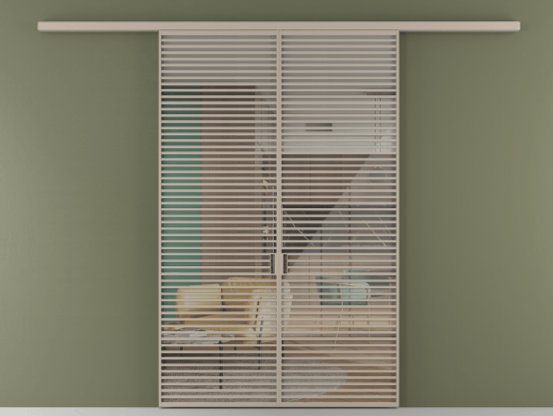 Перегородка Formato вдоль стены 2 створки АЛПР 040.07 Алюминий бисквитный Рефлективное прозрачное стекло "Stopsol", калёное. Цена 23200 AZE 1. Полотно 2 шт. (800/2100 мм)
2. Комплект установки раздвижной системы
3. Базовый комплект фурнитуры
4.Ручка RONDO
. Фабрика дверей Волховец 8 (800) 551 43 19 Перегородка Formato вдоль стены 2 створки АЛПР 040.07 Алюминий бисквитный Рефлективное прозрачное стекло "Stopsol", калёное Цена 23200 AZE | Volhovec