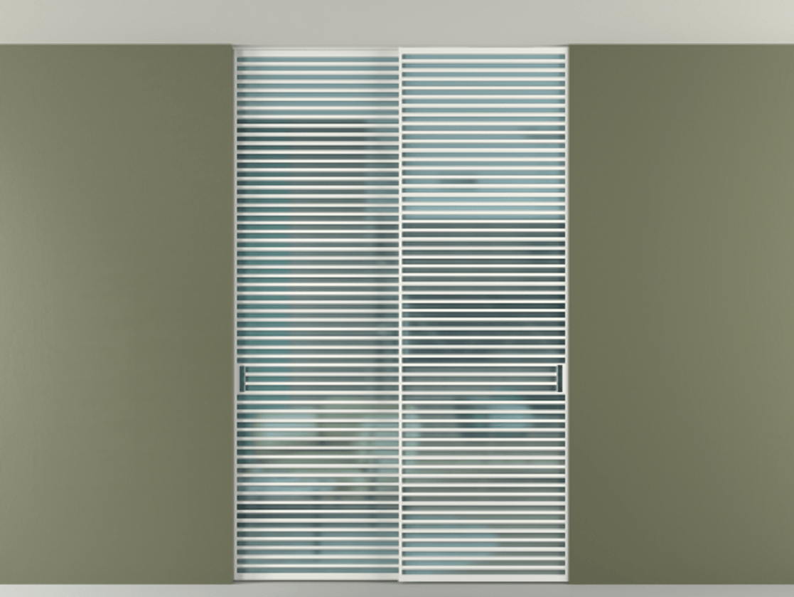 Перегородка Formato внутри проёма скрытое крепление в потолок 2 створки АЛПР 040.07 Алюминий светло-серый Сатинированное голубое стекло, триплекс. Цена 21400 AZE 1. Полотно 2 шт. (800/2100 мм)
2. Комплект установки раздвижной системы
3. Базовый комплект фурнитуры
4. Ручка RONDO. Фабрика дверей Волховец 8 (800) 551 43 19 Перегородка Formato внутри проёма скрытое крепление в потолок 2 створки АЛПР 040.07 Алюминий светло-серый Сатинированное голубое стекло, триплекс Цена 21400 AZE | Volhovec