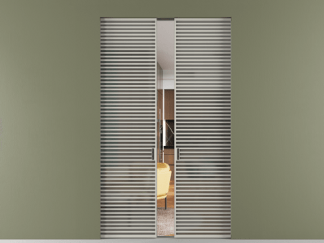 Перегородка Формато скрытый пенал 2 створки АЛПР 040.07 Алюминий тёплый серый Сатинированное серое стекло, триплекс. Цена 22110 AZE . Фабрика дверей Волховец 8 (800) 551 43 19 Перегородка Формато скрытый пенал 2 створки АЛПР 040.07 Алюминий тёплый серый Сатинированное серое стекло, триплекс Цена 22110 AZE | Volhovec