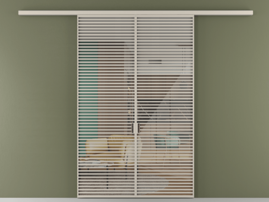 Перегородка Formato вдоль стены 2 створки АЛПР 040.07 Алюминий светло-бежевый Рефлективное прозрачное стекло "Stopsol", калёное. Цена 23200 AZE 1. Полотно 2 шт. (800/2100 мм)
2. Комплект установки раздвижной системы
3. Базовый комплект фурнитуры
4.Ручка RONDO
. Фабрика дверей Волховец 8 (800) 551 43 19 Перегородка Formato вдоль стены 2 створки АЛПР 040.07 Алюминий светло-бежевый Рефлективное прозрачное стекло "Stopsol", калёное Цена 23200 AZE | Volhovec