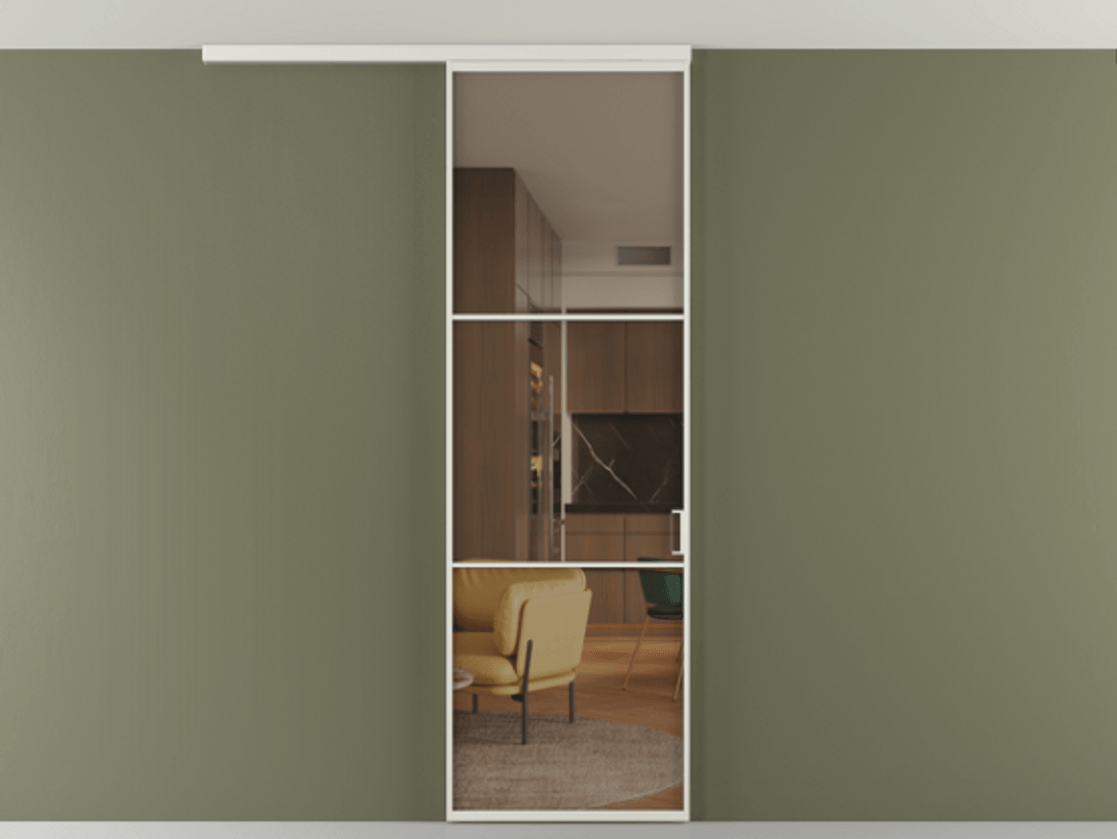 Перегородка Формато вдоль стены на потолок 1 створка АЛПР 040.03 Алюминий серый Прозрачное бронзовое стекло, триплекс. Цена 5260 AZE 1. Полотно 2 шт. (800/2100 мм)
2. Комплект установки раздвижной системы
3. Базовый комплект фурнитуры
4.Ручка Рондо. Фабрика дверей Волховец 8 (800) 551 43 19 Перегородка Формато вдоль стены на потолок 1 створка АЛПР 040.03 Алюминий серый Прозрачное бронзовое стекло, триплекс Цена 5260 AZE | Volhovec