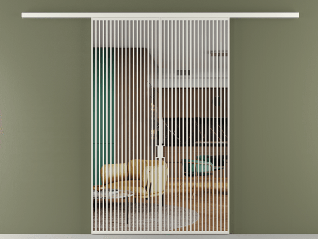 Перегородка Формато вдоль стены 2 створки АЛПР 040.06 Алюминий серый Прозрачное стекло "Кристал Вижн", калёное. Цена 23200 AZE 1. Полотно 2 шт. (800/2100 мм)
2. Комплект установки раздвижной системы
3. Базовый комплект фурнитуры
4.Ручка Рондо. Фабрика дверей Волховец 8 (800) 551 43 19 Перегородка Формато вдоль стены 2 створки АЛПР 040.06 Алюминий серый Прозрачное стекло "Кристал Вижн", калёное Цена 23200 AZE | Volhovec