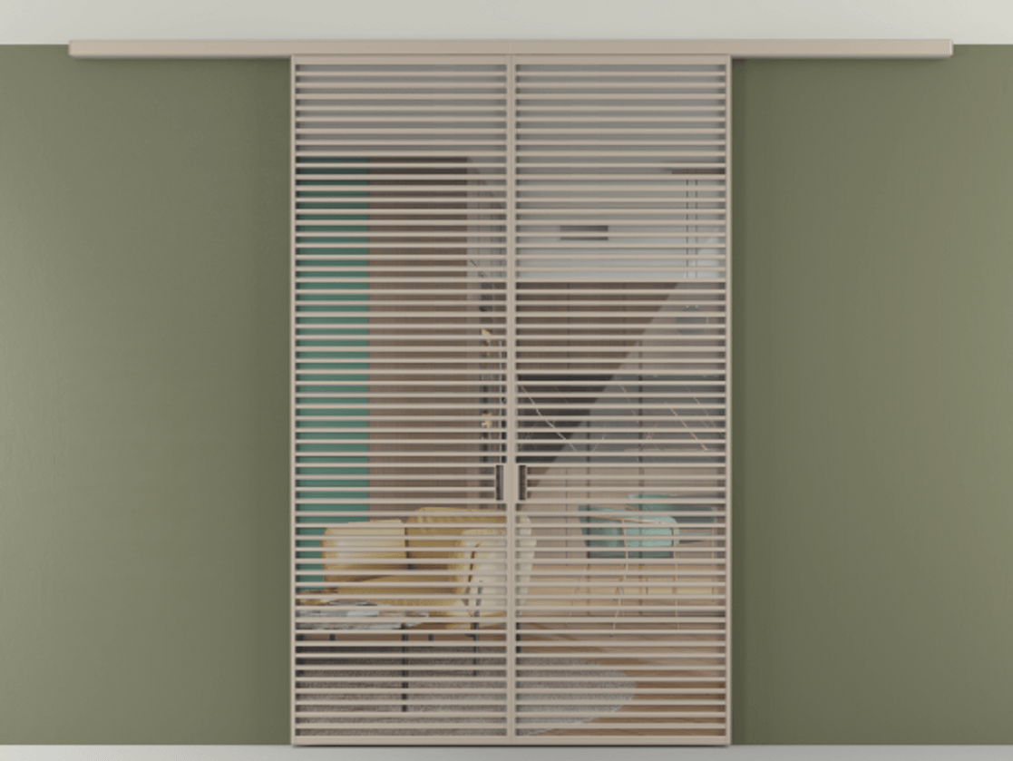 Перегородка Формато вдоль стены на потолок 2 створки АЛПР 040.07 Алюминий бисквитный Рефлективное прозрачное стекло "Стопсол", калёное. Цена 19820 AZE 1. Полотно 2 шт. (800/2100 мм)
2. Комплект установки раздвижной системы
3. Базовый комплект фурнитуры
4.Ручка Рондо. Фабрика дверей Волховец 8 (800) 551 43 19 Перегородка Формато вдоль стены на потолок 2 створки АЛПР 040.07 Алюминий бисквитный Рефлективное прозрачное стекло "Стопсол", калёное Цена 19820 AZE | Volhovec