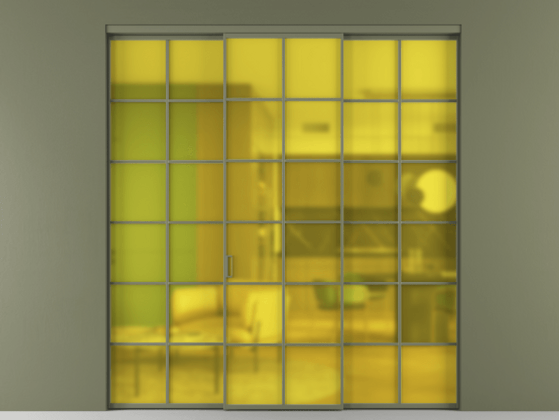 Перегородка Formato внутри проёма 3 створки АЛПР 040.05 Алюминий оливковый тёмный Сатинированное жёлтое стекло, триплекс. Цена 13900 AZE 1. Полотно 3 шт. (800/2100 мм)
2. Комплект установки раздвижной системы
3. Базовый комплект фурнитуры
4.Ручка RONDO. Фабрика дверей Волховец 8 (800) 551 43 19 Перегородка Formato внутри проёма 3 створки АЛПР 040.05 Алюминий оливковый тёмный Сатинированное жёлтое стекло, триплекс Цена 13900 AZE | Volhovec