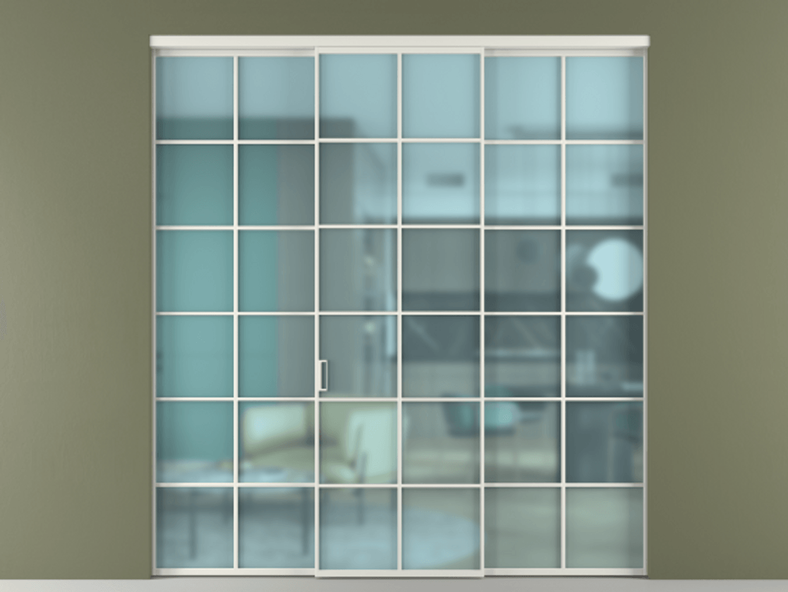 Перегородка Formato внутри проёма 3 створки АЛПР 040.05 Алюминий серый Сатинированное голубое стекло, триплекс. Цена 13900 AZE 1. Полотно 3 шт. (800/2100 мм)
2. Комплект установки раздвижной системы
3. Базовый комплект фурнитуры
4.Ручка RONDO. Фабрика дверей Волховец 8 (800) 551 43 19 Перегородка Formato внутри проёма 3 створки АЛПР 040.05 Алюминий серый Сатинированное голубое стекло, триплекс Цена 13900 AZE | Volhovec