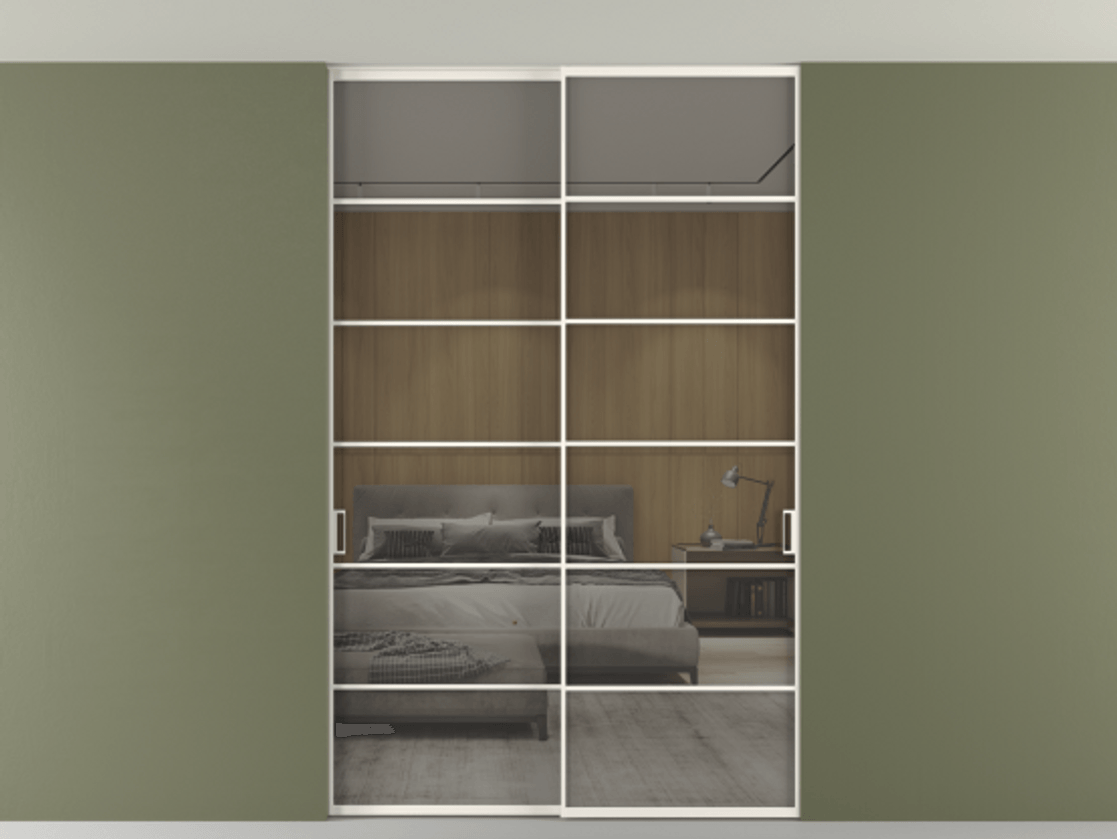 Перегородка Formato внутри проёма скрытое крепление в потолок 2 створки АЛПР 040.04 Алюминий пудровый белый Рефлективное серое стекло "Stopsol", калёное. Цена 16820 AZE 1. Полотно 2 шт. (800/2100 мм)
2. Комплект установки раздвижной системы
3. Базовый комплект фурнитуры
4. Ручка RONDO. Фабрика дверей Волховец 8 (800) 551 43 19 Перегородка Formato внутри проёма скрытое крепление в потолок 2 створки АЛПР 040.04 Алюминий пудровый белый Рефлективное серое стекло "Stopsol", калёное Цена 16820 AZE | Volhovec