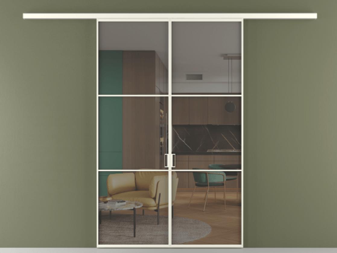 Перегородка Formato вдоль стены 2 створки АЛПР 040.03 Алюминий жемчужный Прозрачное серое стекло, триплекс. Цена 12150 AZE 1. Полотно 2 шт. (800/2100 мм)
2. Комплект установки раздвижной системы
3. Базовый комплект фурнитуры
4.Ручка RONDO
. Фабрика дверей Волховец 8 (800) 551 43 19 Перегородка Formato вдоль стены 2 створки АЛПР 040.03 Алюминий жемчужный Прозрачное серое стекло, триплекс Цена 12150 AZE | Volhovec