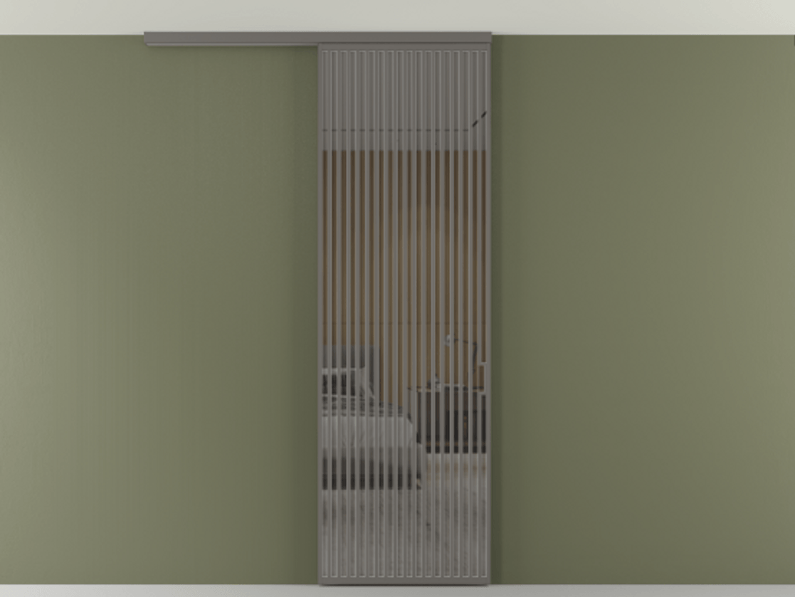 Перегородка Формато вдоль стены на потолок 1 створка АЛПР 040.06 Алюминий классический серый Рефлективное серое стекло "Стопсол", калёное. Цена 10090 AZE 1. Полотно 2 шт. (800/2100 мм)
2. Комплект установки раздвижной системы
3. Базовый комплект фурнитуры
4.Ручка Рондо. Фабрика дверей Волховец 8 (800) 551 43 19 Перегородка Формато вдоль стены на потолок 1 створка АЛПР 040.06 Алюминий классический серый Рефлективное серое стекло "Стопсол", калёное Цена 10090 AZE | Volhovec