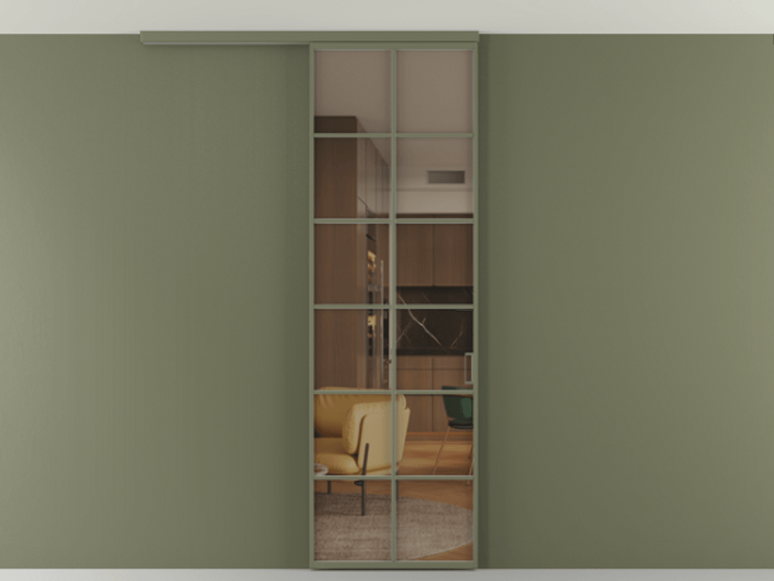 Перегородка Формато вдоль стены на потолок 1 створка АЛПР 040.05 Алюминий оливковый тёмный Прозрачное бронзовое стекло, триплекс. Цена 5620 AZE 1. Полотно 2 шт. (800/2100 мм)
2. Комплект установки раздвижной системы
3. Базовый комплект фурнитуры
4.Ручка Рондо. Фабрика дверей Волховец 8 (800) 551 43 19 Перегородка Формато вдоль стены на потолок 1 створка АЛПР 040.05 Алюминий оливковый тёмный Прозрачное бронзовое стекло, триплекс Цена 5620 AZE | Volhovec