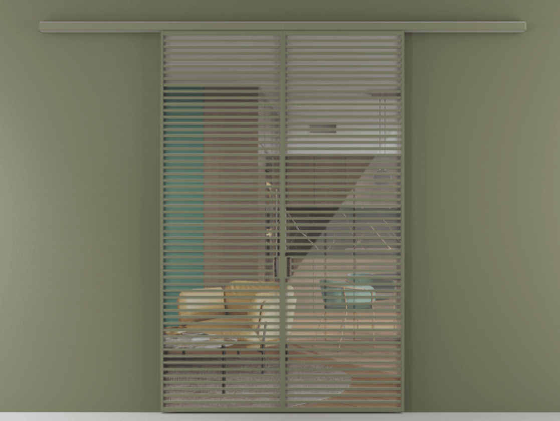 Перегородка Formato вдоль стены 2 створки АЛПР 040.07 Алюминий оливковый тёмный Рефлективное прозрачное стекло "Stopsol", калёное. Цена 23200 AZE 1. Полотно 2 шт. (800/2100 мм)
2. Комплект установки раздвижной системы
3. Базовый комплект фурнитуры
4.Ручка RONDO
. Фабрика дверей Волховец 8 (800) 551 43 19 Перегородка Formato вдоль стены 2 створки АЛПР 040.07 Алюминий оливковый тёмный Рефлективное прозрачное стекло "Stopsol", калёное Цена 23200 AZE | Volhovec