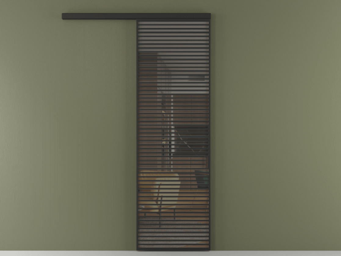 Перегородка Formato вдоль стены одностворчатая #VENDORCODE# #FURNISH# #GLASS# Цена #PRICE# #CURRENCY#  | Volhovec