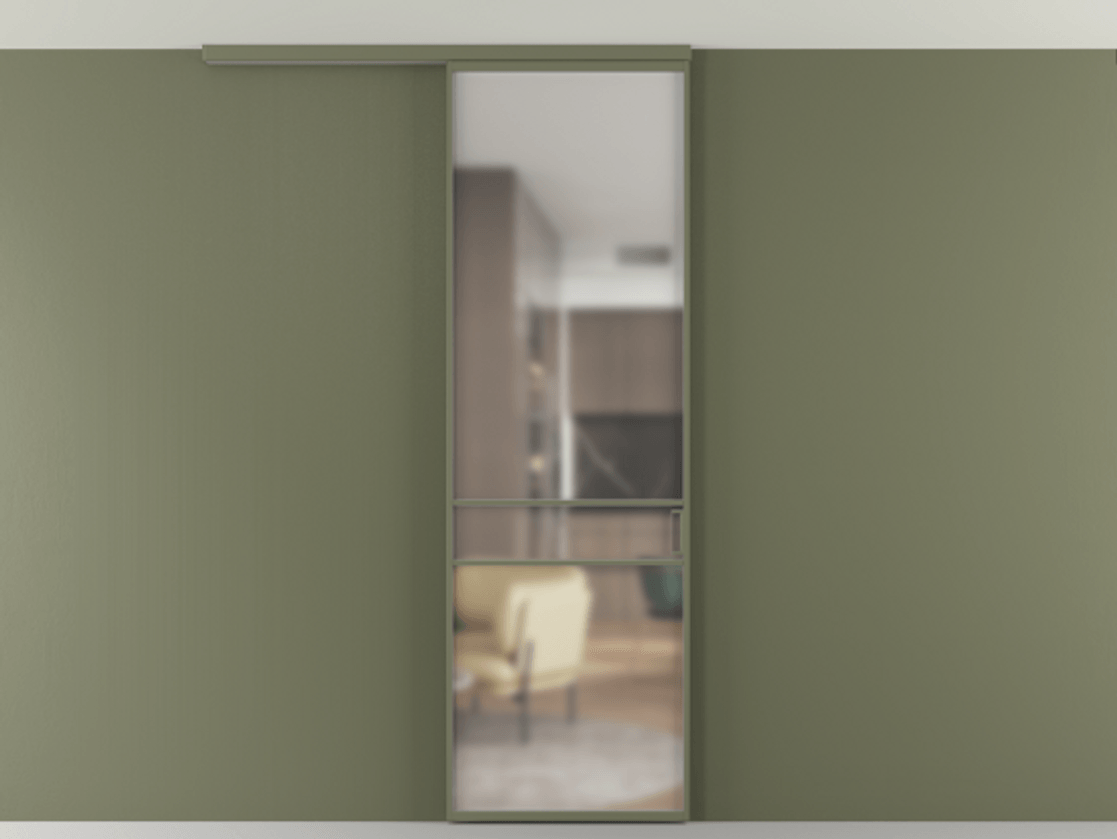 Перегородка Формато вдоль стены на потолок 1 створка АЛПР 040.02 Алюминий оливковый тёмный Сатинированное стекло "Мателюкс Кристал Вижн", калёное, матовое, каленое 6 мм. Цена 5600 AZE 1. Полотно 2 шт. (800/2100 мм)
2. Комплект установки раздвижной системы
3. Базовый комплект фурнитуры
4.Ручка Рондо. Фабрика дверей Волховец 8 (800) 551 43 19 Перегородка Формато вдоль стены на потолок 1 створка АЛПР 040.02 Алюминий оливковый тёмный Сатинированное стекло "Мателюкс Кристал Вижн", калёное, матовое, каленое 6 мм Цена 5600 AZE | Volhovec