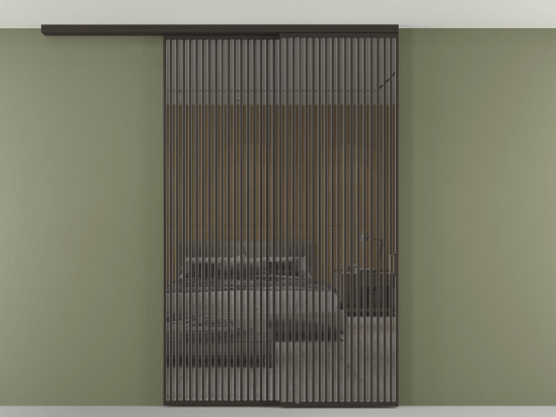 Перегородка Формато вдоль стены на потолок 2 створки с синхронным механизмом АЛПР 040.06 Алюминий антрацит Рефлективное серое стекло "Стопсол", калёное. Цена 24150 AZE 1. Полотно 2 шт. (800/2100 мм)
2. Комплект установки раздвижной системы
3. Базовый комплект фурнитуры
4.Ручка Рондо. Фабрика дверей Волховец 8 (800) 551 43 19 Перегородка Формато вдоль стены на потолок 2 створки с синхронным механизмом АЛПР 040.06 Алюминий антрацит Рефлективное серое стекло "Стопсол", калёное Цена 24150 AZE | Volhovec