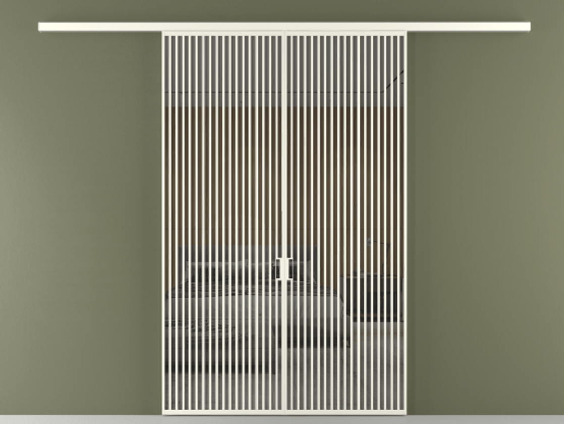 Перегородка Formato вдоль стены 2 створки АЛПР 040.06 Алюминий жемчужный Рефлективное серое стекло "Stopsol", калёное. Цена 23200 AZE 1. Полотно 2 шт. (800/2100 мм)
2. Комплект установки раздвижной системы
3. Базовый комплект фурнитуры
4.Ручка RONDO
. Фабрика дверей Волховец 8 (800) 551 43 19 Перегородка Formato вдоль стены 2 створки АЛПР 040.06 Алюминий жемчужный Рефлективное серое стекло "Stopsol", калёное Цена 23200 AZE | Volhovec