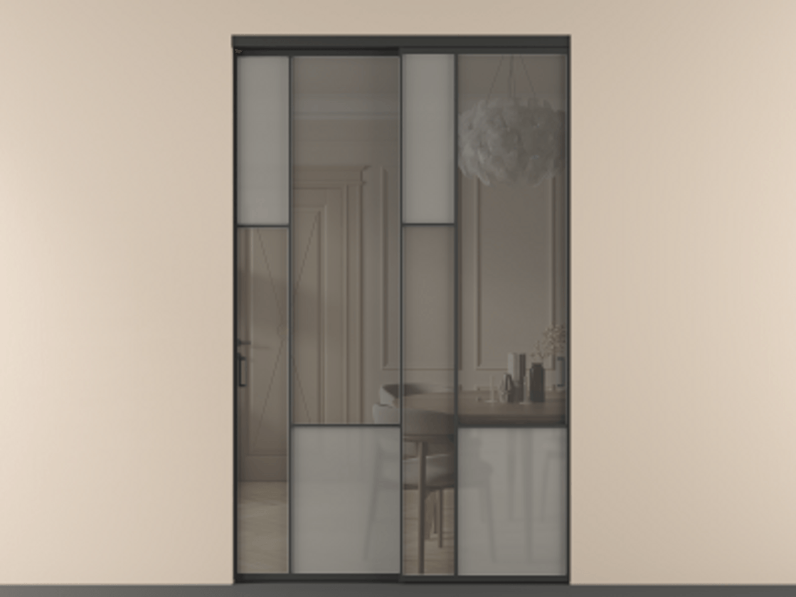 Перегородка Mosaic внутри проема двустворчатая #VENDORCODE# #FURNISH# #GLASS# Цена #PRICE# #CURRENCY# | Volhovec