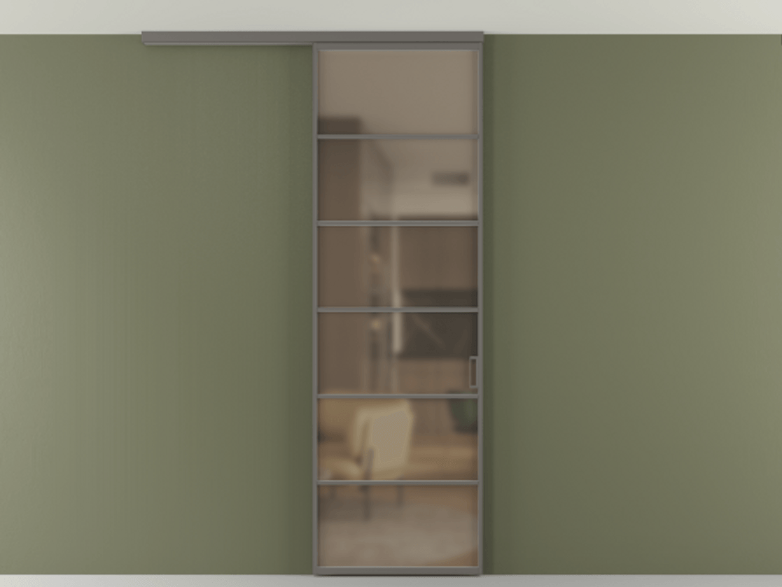 Перегородка Формато вдоль стены на потолок 1 створка АЛПР 040.04 Алюминий классический серый Сатинированное бронзовое стекло, триплекс. Цена 5620 AZE 1. Полотно 2 шт. (800/2100 мм)
2. Комплект установки раздвижной системы
3. Базовый комплект фурнитуры
4.Ручка Рондо. Фабрика дверей Волховец 8 (800) 551 43 19 Перегородка Формато вдоль стены на потолок 1 створка АЛПР 040.04 Алюминий классический серый Сатинированное бронзовое стекло, триплекс Цена 5620 AZE | Volhovec