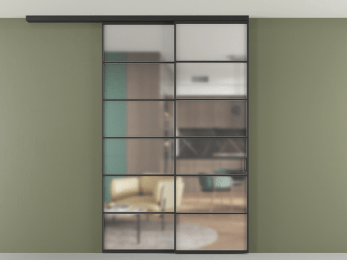 Перегородка Formato вдоль стены на потолок телескопик синхро 2 #VENDORCODE# #FURNISH# #GLASS# Цена #PRICE# #CURRENCY# | Volhovec
