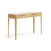 Консоль Piega 2 ящика дуб пшеничный матовый