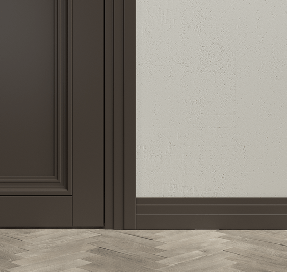 Плинтус Плинтус Каскадный. Цвет Матовый антрацит. Коллекция Плинтус Каскадный. Картинка.