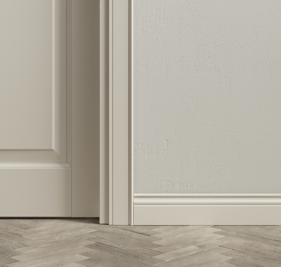 Плинтус Плинтус Классический. Цвет Матовый облачно-серый. Коллекция Плинтус Классический. Картинка.