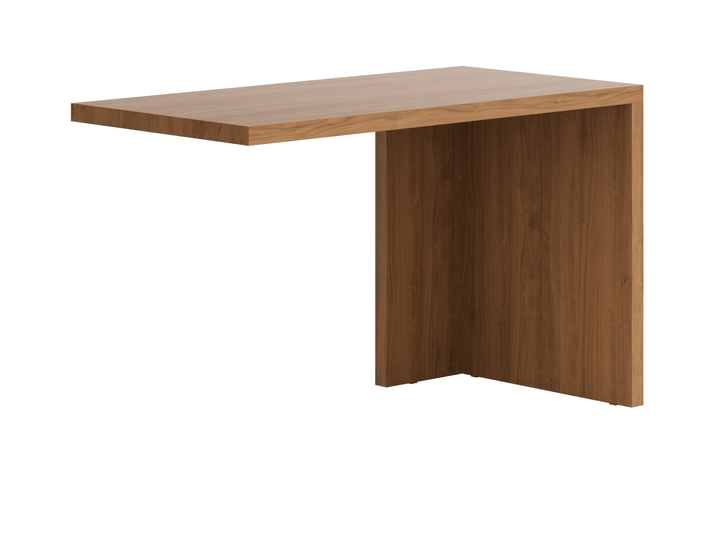 Мебель Стол Модуле письменный с одной опорой. Цвет Лесной орех. Материал Ламинатин. Коллекция Стол Модуле письменный с одной опорой. Картинка.