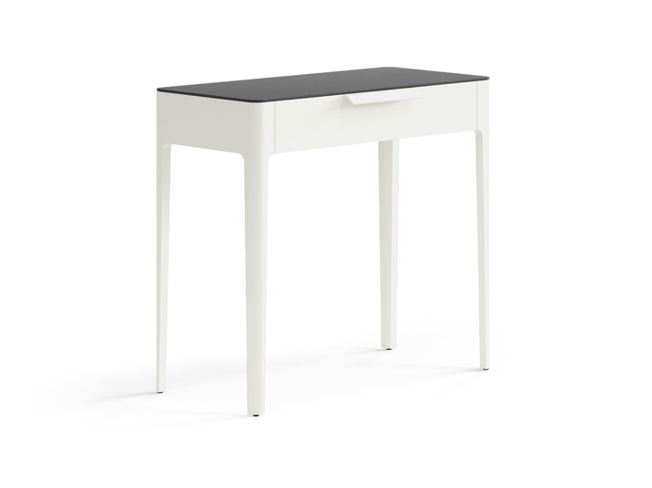 Мебель Консоль Piega 1 ящик. Цвет Матовый молочно-белый. Материал Гладкая эмаль. Коллекция Консоль Piega 1 ящик. Фото. Мебель Консоль Piega 1 ящик. Цвет Матовый молочно-белый. Материал Гладкая эмаль. Коллекция Консоль Piega 1 ящик. Картинка.