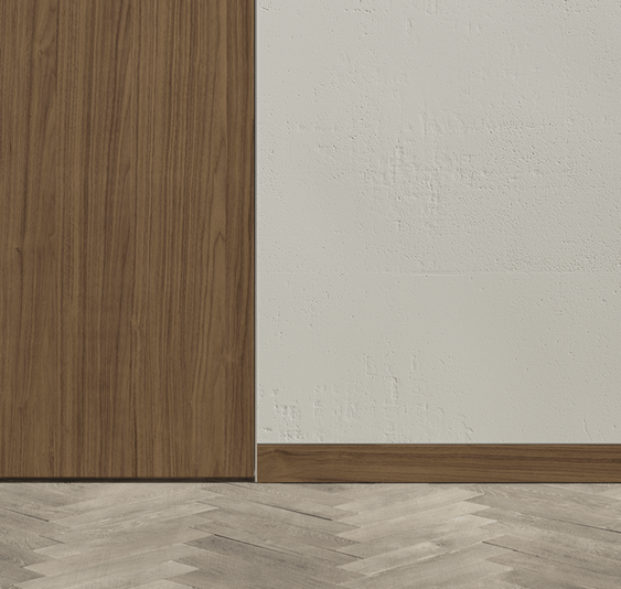 Плинтус Плинтус Скрытый. Цвет Орех умбра матовый рифт. Коллекция Плинтус Скрытый. Картинка.