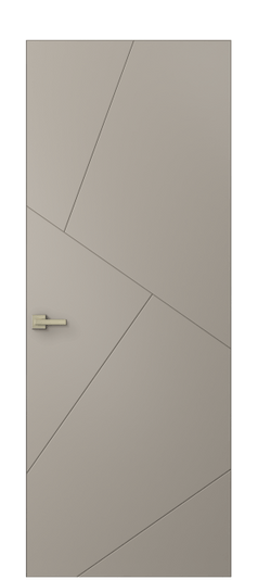 Дверь межкомнатная АКП 8058 МБСК Матовый бисквитный. Цвет Матовый бисквитный. Материал Гладкая эмаль. Коллекция Linea. Картинка.