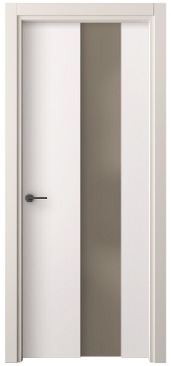 Дверь межкомнатная 4226 ПЭКС БР САТ. Цвет ПЭТ кремово-серый. Материал ПЭТ. Коллекция Freedom. Картинка.