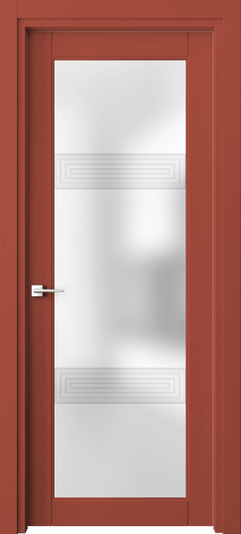 Дверь межкомнатная 6112 NCS S 3040-Y80R 3D. Цвет NCS NCS S 3040-Y80R. Материал Массив дуба эмаль. Коллекция Ego. Картинка.