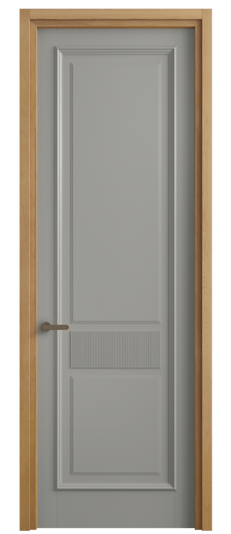 Межкомнатная дверь 6717 МНСР . Цвет Матовый нейтральный серый. Материал Гладкая эмаль. Коллекция Шарм. Фото. Дверь межкомнатная 6717 МНСР . Цвет Матовый нейтральный серый. Материал Гладкая эмаль. Коллекция Шарм. Картинка.