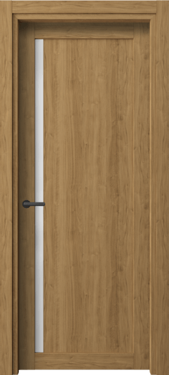 Дверь межкомнатная 2110 ГОР САТ. Цвет Грецкий орех. Материал Ламинатин. Коллекция Нео. Картинка.