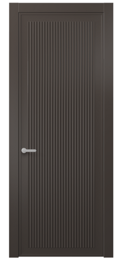 Межкомнатная дверь АКП 8642 МАН. Цвет Матовый антрацит. Материал Гладкая эмаль. Коллекция Alba. Фото. Дверь межкомнатная АКП 8642 МАН. Цвет Матовый антрацит. Материал Гладкая эмаль. Коллекция Alba. Картинка.